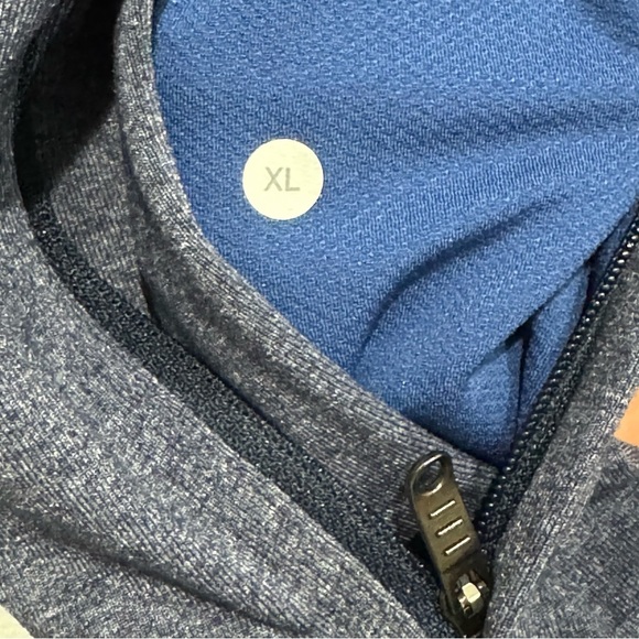 Lululemon Post Gravity Jacket Mens Size XL Blue Heathered Inkwell Luon - Picture 12 of 14